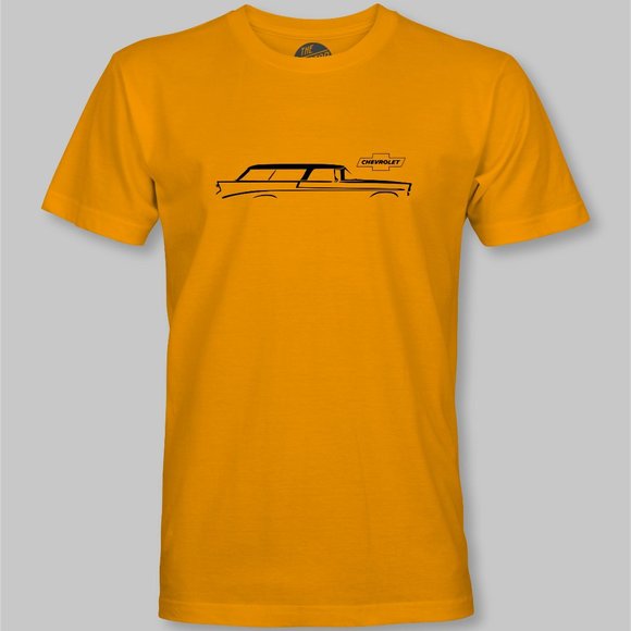 55-56-57 Chevrolet Nomad Wagon T-Shirt - tri five nova impala chevy tri-five - Picture 6 of 9